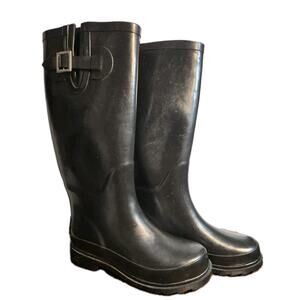 Austin Trading Company Women’s Tall Black Rainboots Size 5